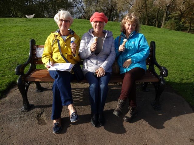 Friends in Stanley Park Blackpool