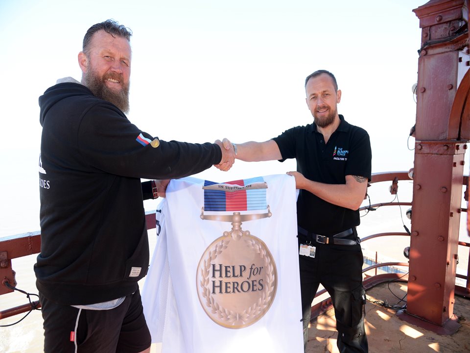 Main image for The Blackpool Tower Lends its Support for Armed Forces Week article