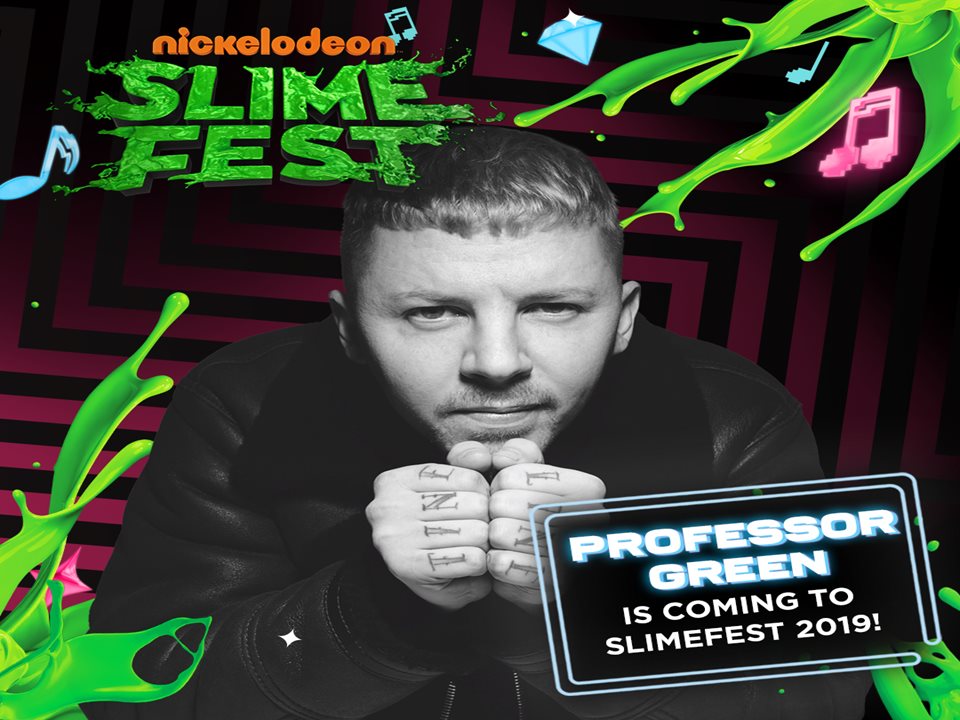 Main image for Professor Green Headlines Saturday’s SLIMEFEST Extravaganza alongside Alice Chater article