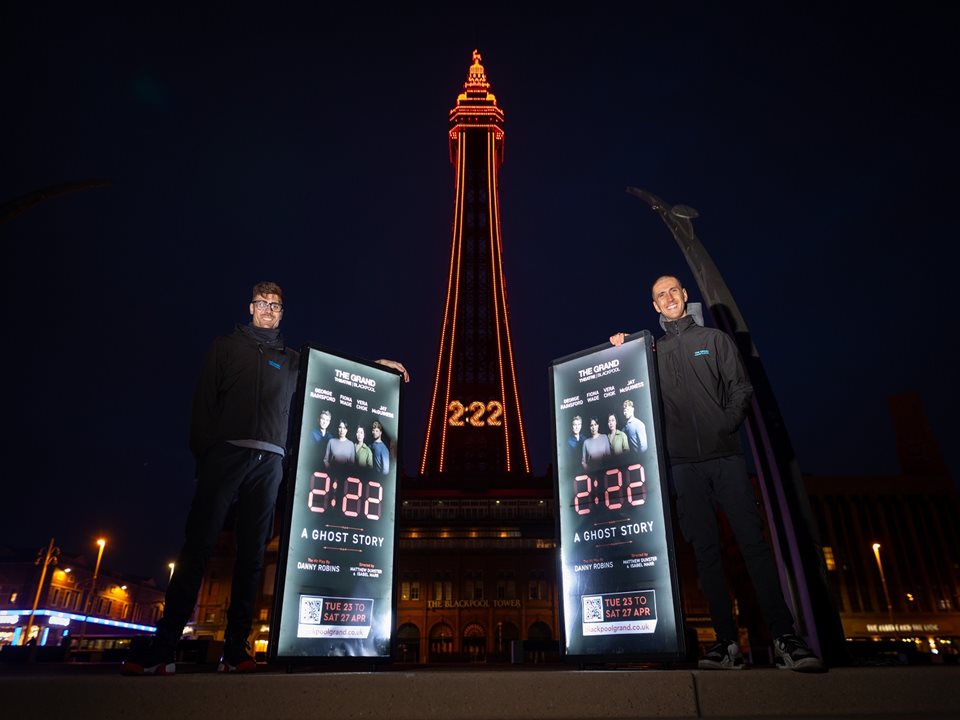 Main image for 2:22 A Ghost Story Lights Up Blackpool article