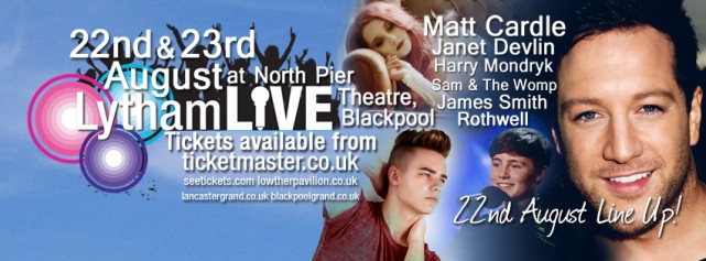 Main image for MATT CARDLE HEADLINER FOR NORTH PIER LIVE! article