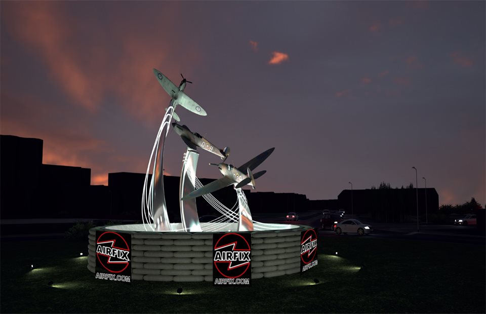 Main image for Airfix Sponsor New Spitfire Island Illuminations Display article