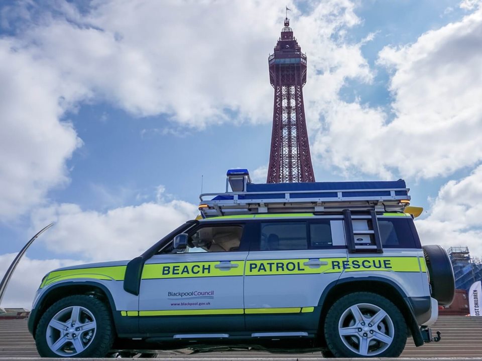 Main image for Blackpool Beach Patrol's New Land Rover article