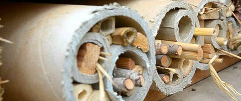 how to make a bee hotel home