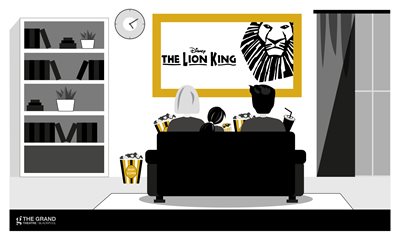 Theatre in your own home illustration