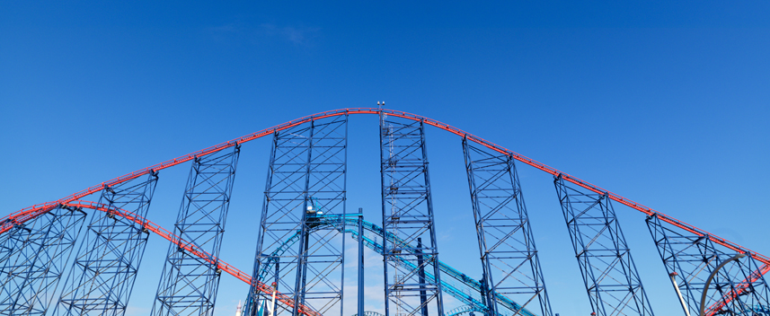 Big One Roller coaster at Pleasure Beach