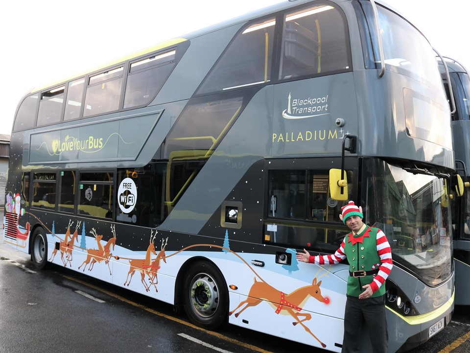 Main image for Bus Drivers Vision to Spread Christmas Joy Comes to Life article