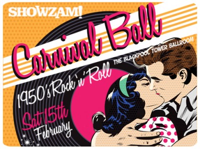 Main image for Rock ‘n’ Roll, Jiving and the Weird, Wonderful and Wacky – Showzam! Carnival Ball 2014 article