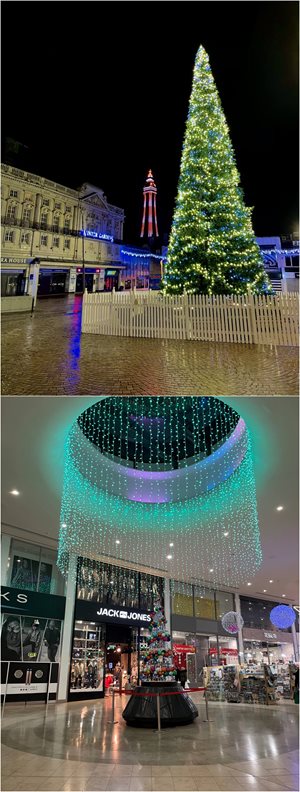 Blackpool Christmas Lights Town Centre 2020