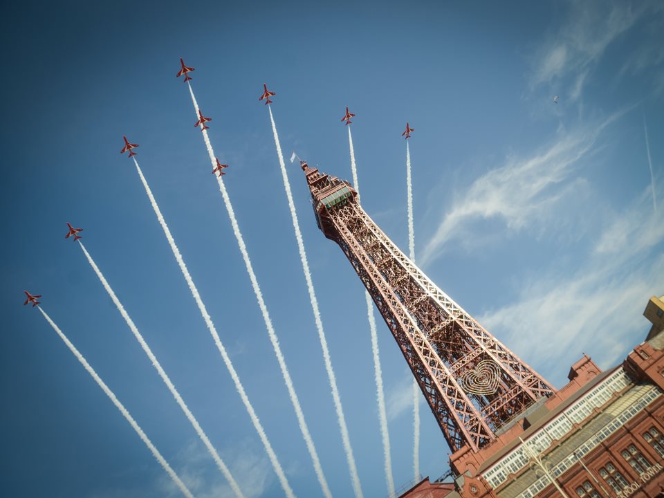 Main image for Red Arrows Confirmed for Blackpool Air Show article