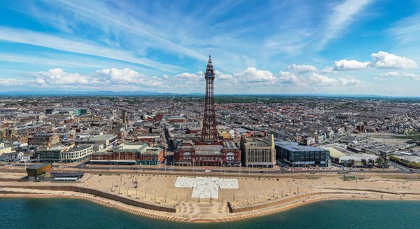 Blackpool Beach and Promenade