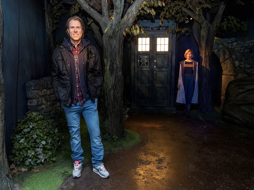 Main image for Sightings of John Bishop and a Weeping Angel  at Madame Tussuads article