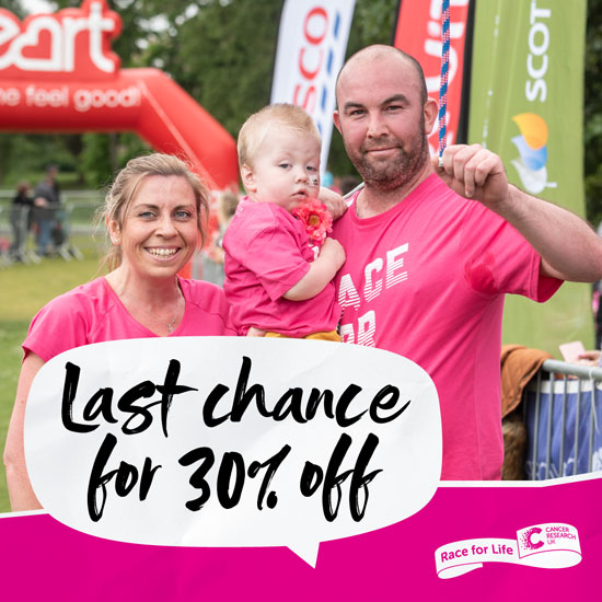 Main image for Race For Life Blackpool 2021 article