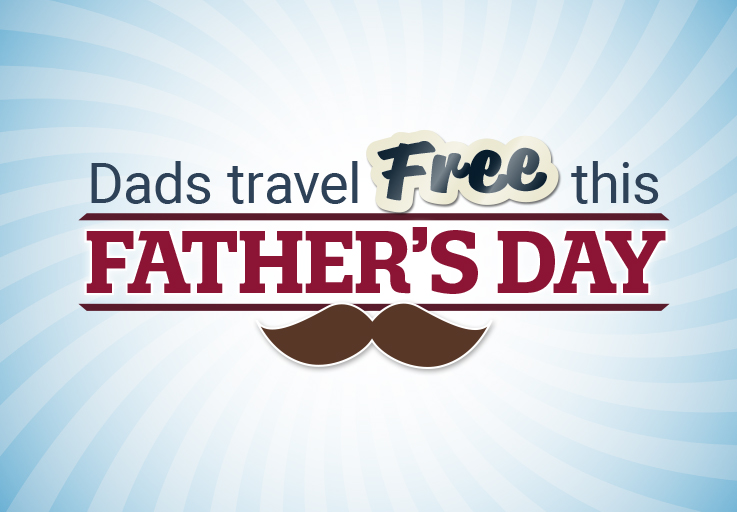 Main image for Dads travel free with Blackpool Transport this Father’s Day article