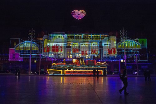 Tram parade and Tower projections