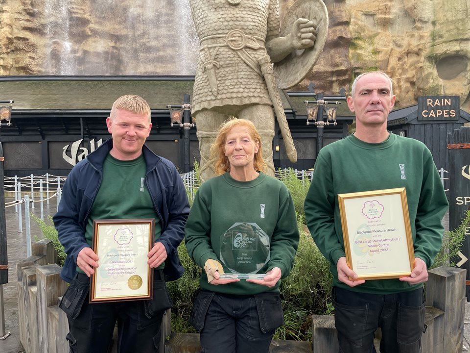 Main image for Britain in Bloom Award for Blackpool Pleasure Beach article