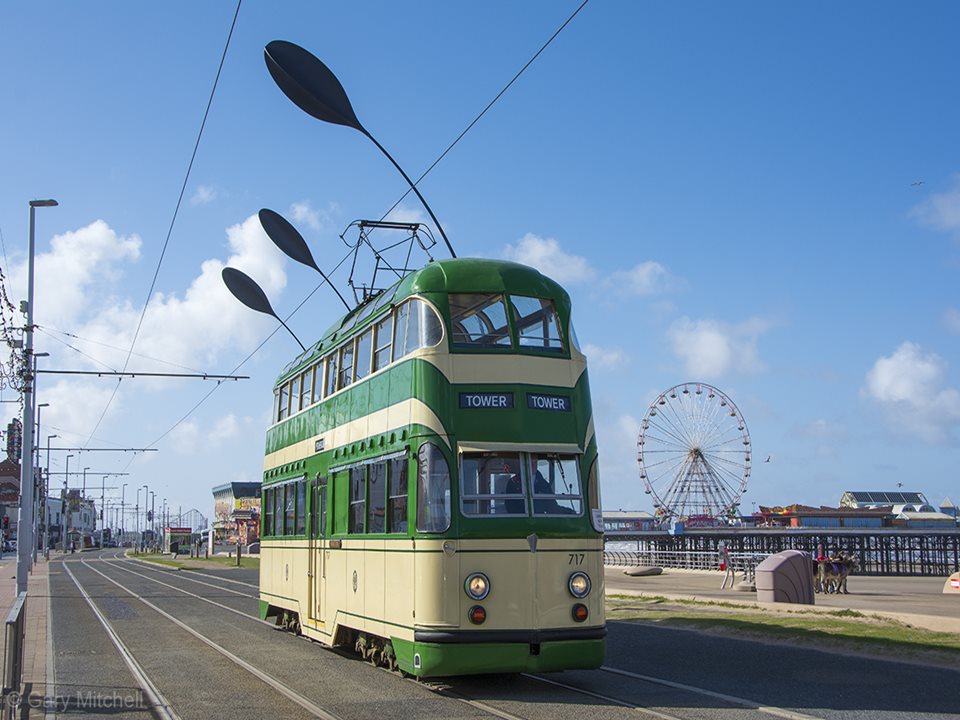 Main image for Fish & Chips on a historic Blackpool Tram article