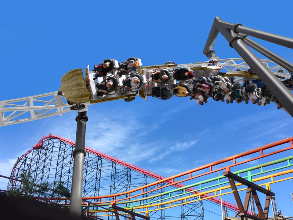 Main image for Blackpool Pleasure Beach's New Rollercoaster ICON is Powered for the First Time article