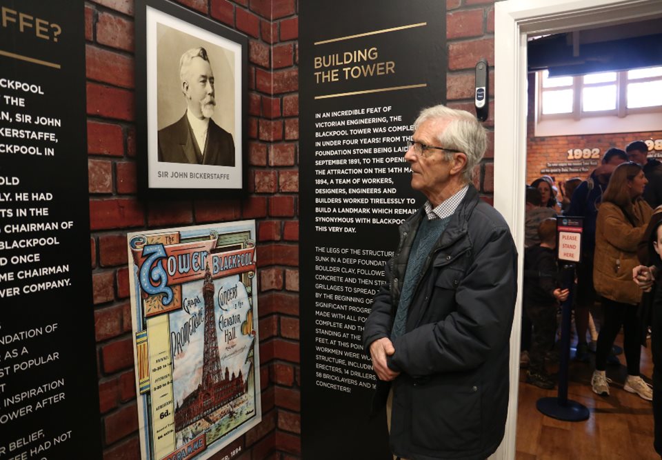 Main image for John Bickerstaffe Visits The Blackpool Tower article