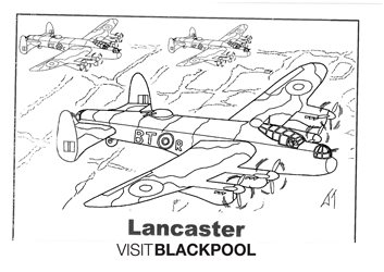 Lancaster Colouring Sheet