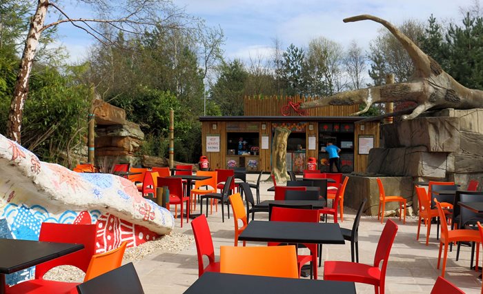 Blackpool Zoo dining area