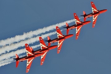 Main image for Red Arrows Return to Blackpool Airshow article