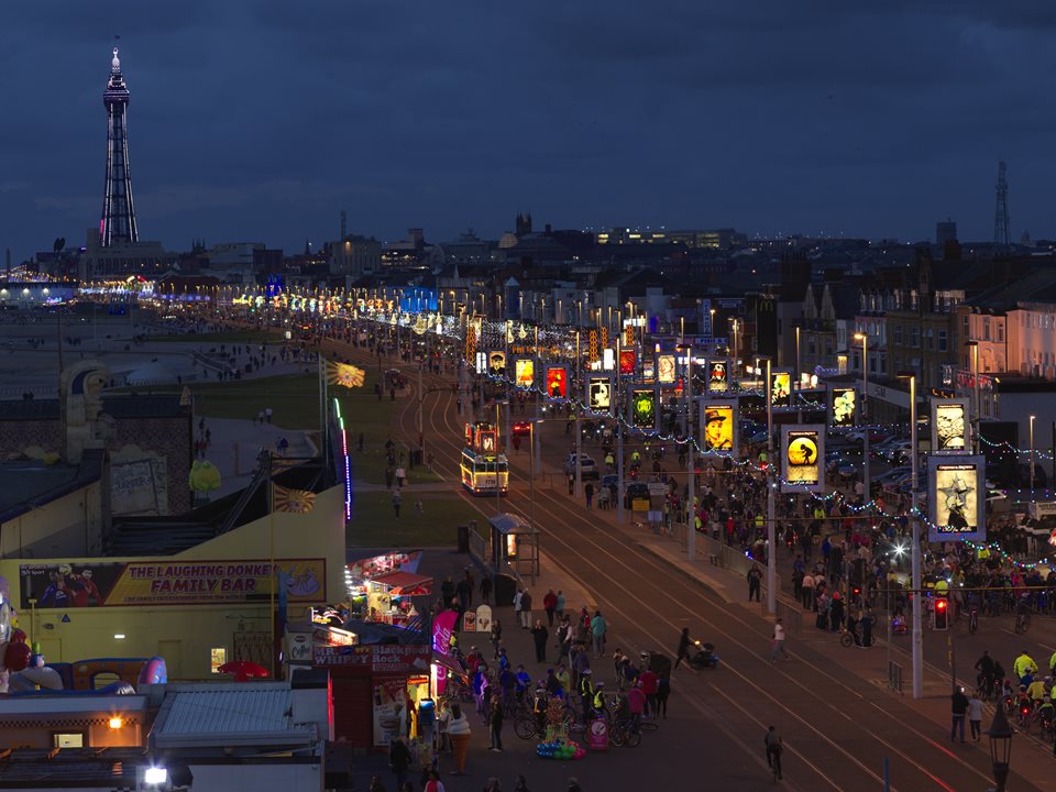 Main image for Let’s Ride the Lights! VisitBlackpool partners with British Cycling and HSBC UK for a magical night! article