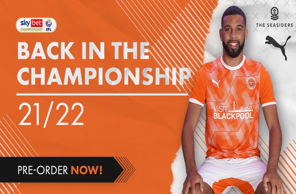 Main image for VisitBlackpool Extends Shirt Sponsorship Deal article