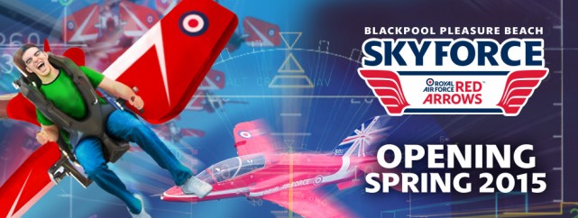 Main image for The Red Arrows will be the stars of the show with a dazzling air display above Blackpool Pleasure Beach this spring! article