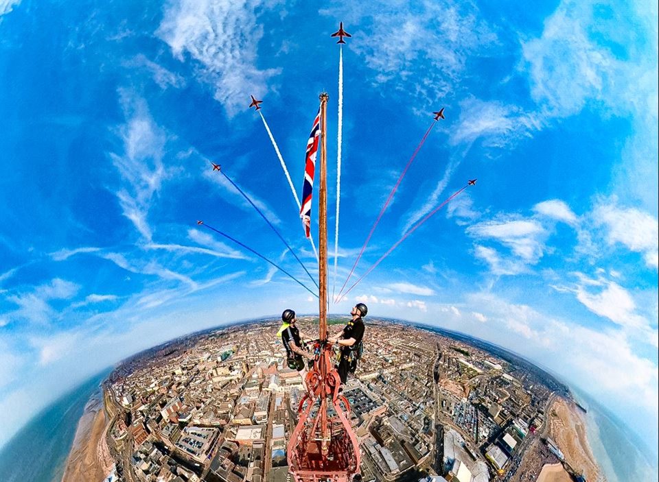 Main image for Blackpool Tower Selfie At Air Show article