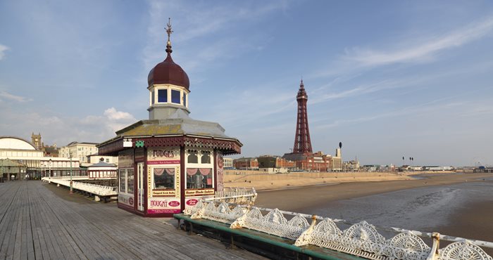 Blackpool Prom from North Pier