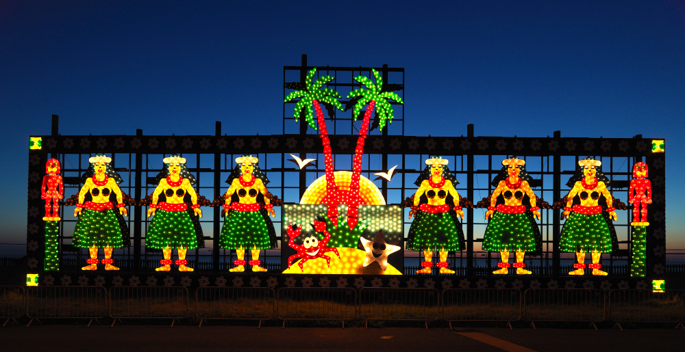 Hula Paradise Tableau Blackpool Illuminations