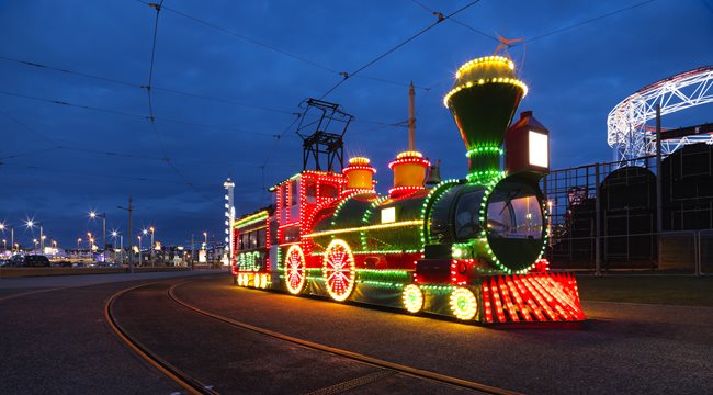 Illuminated Tram