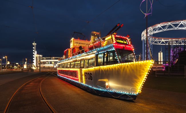 Illuminated Tram