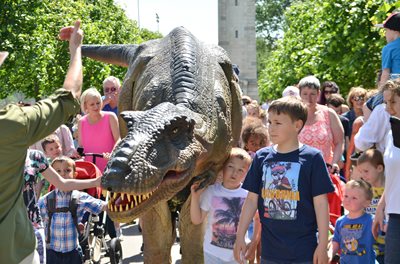 Dinosaurs at Stanley Park Blackpool