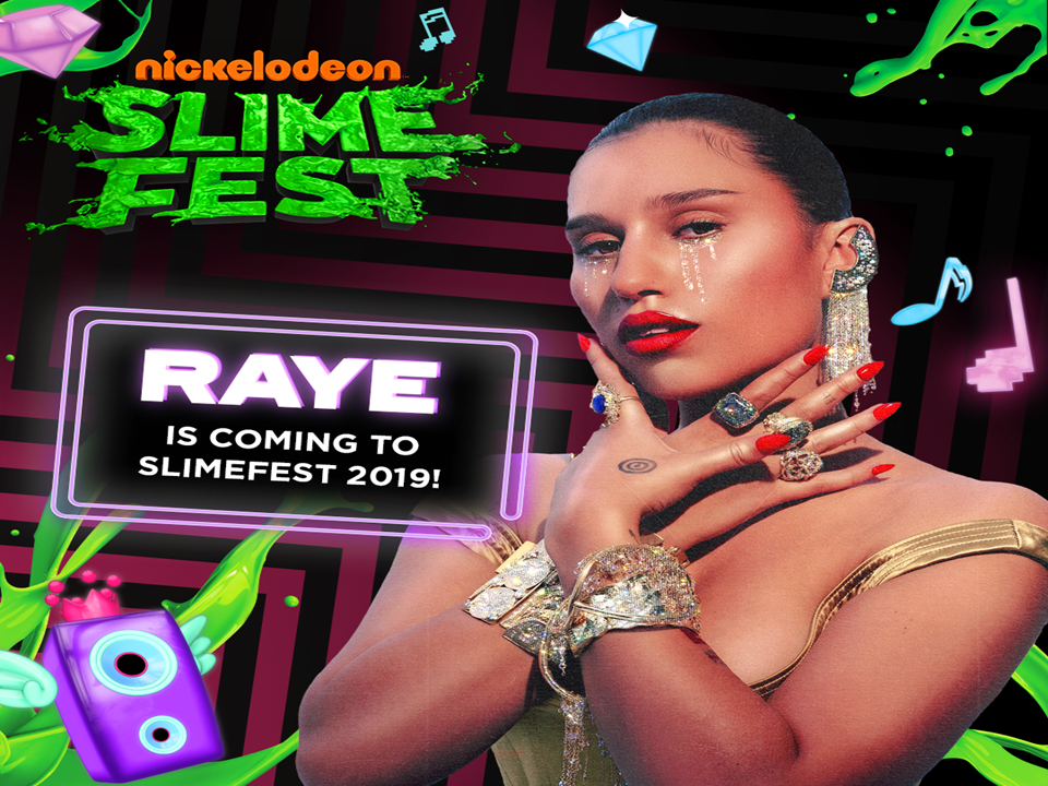 Main image for RAYE JOINS SLIMEFEST EXTRAVAGANZA LINE UP article