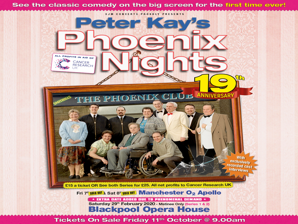 Main image for Peter Kay’s Phoenix Nights 19th Anniversary article